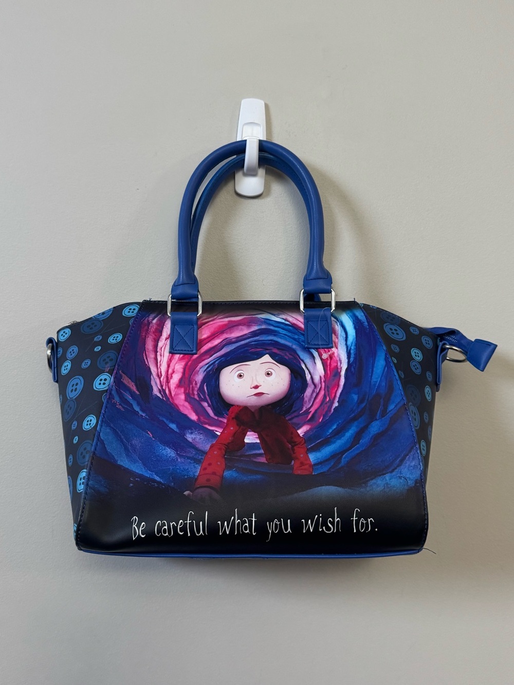 Loungefly Coraline Tunnel graphic handbag purse (No strap)